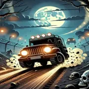 Racing Car Destroying Zombie