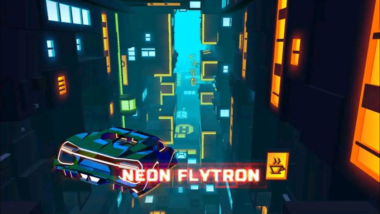 Neon Flytron: Cyberpunk Racer game