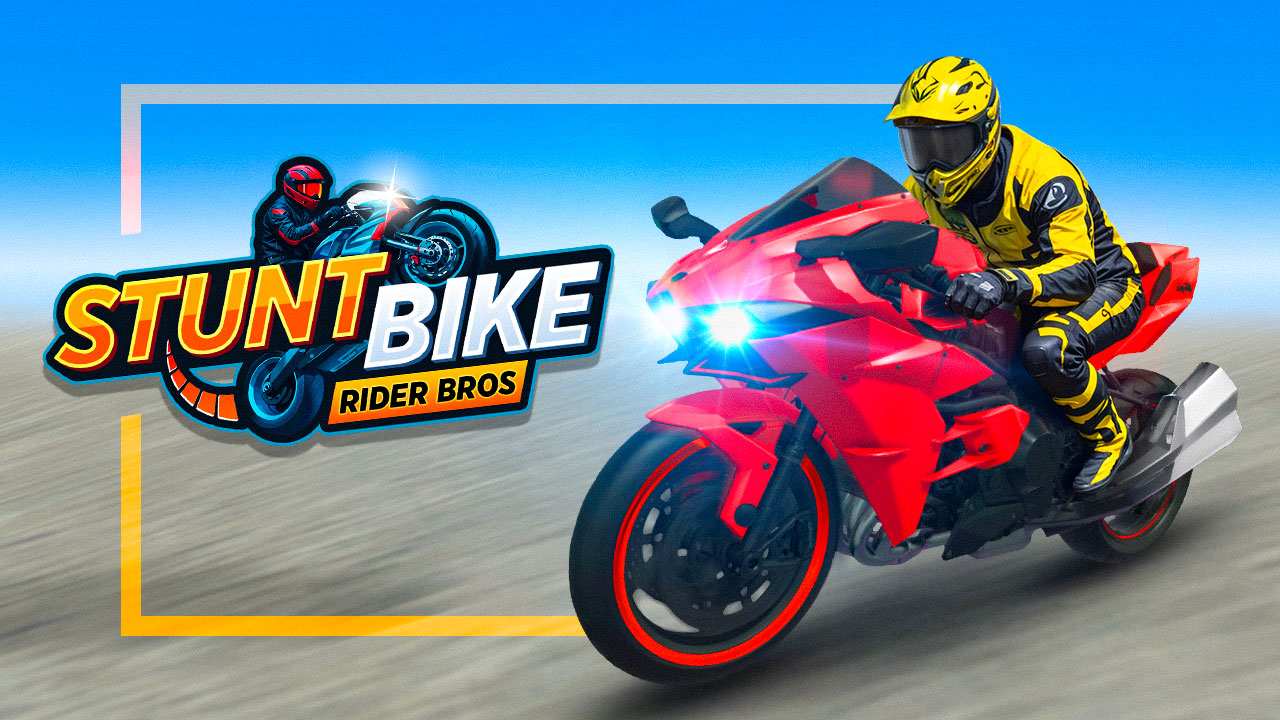 Stunt bike rider bros racing 